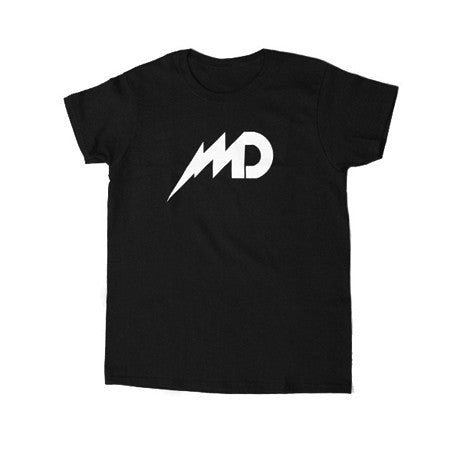 MD Logo - Womens Black T-Shirt