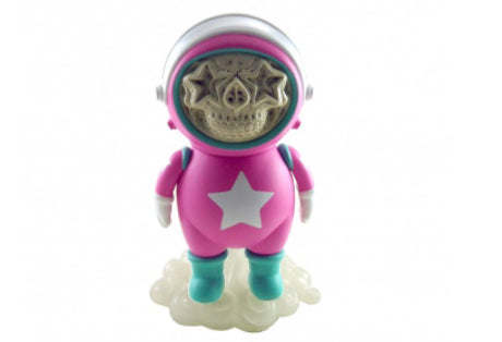 Dum English Pink Star Skull Astronaut 10 inch Figure