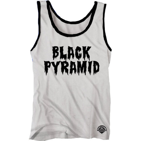 Black Pyramid Tank Tops (Grey, White & Blue)