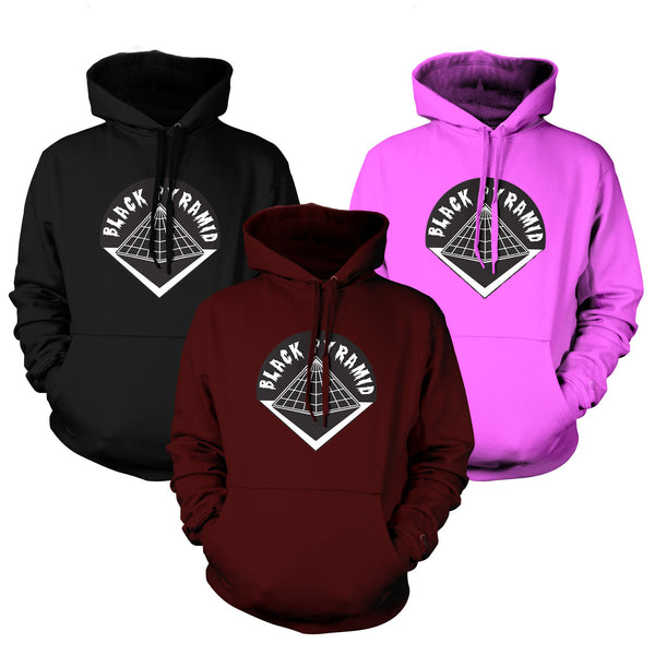 Black hotsell pyramid hoodie