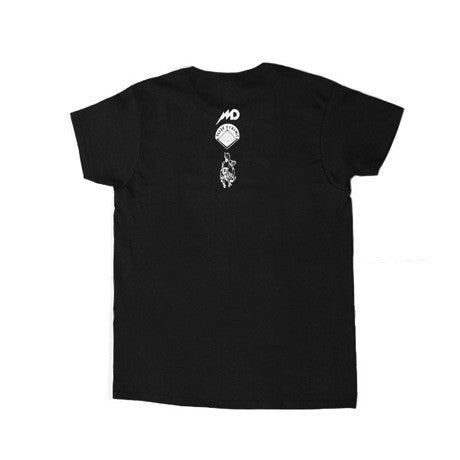 MD Logo - Womens Black T-Shirt