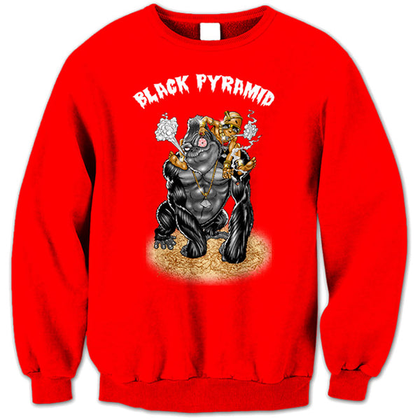 Smoking Gorilla Crewnecks