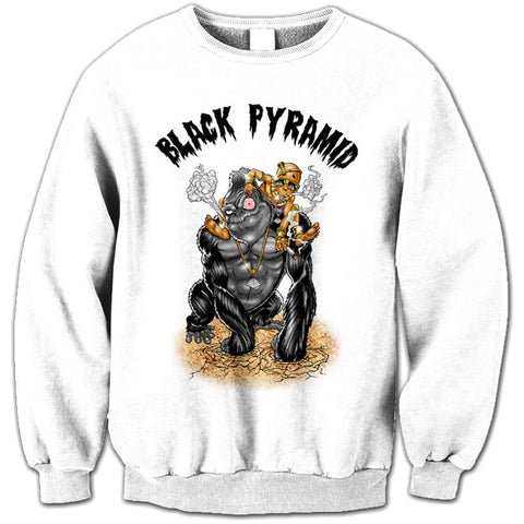 Smoking Gorilla Crewnecks