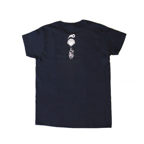 MD Logo - Womens Navy T-Shirt