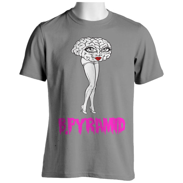 'BRAIN' Tee (Grey)